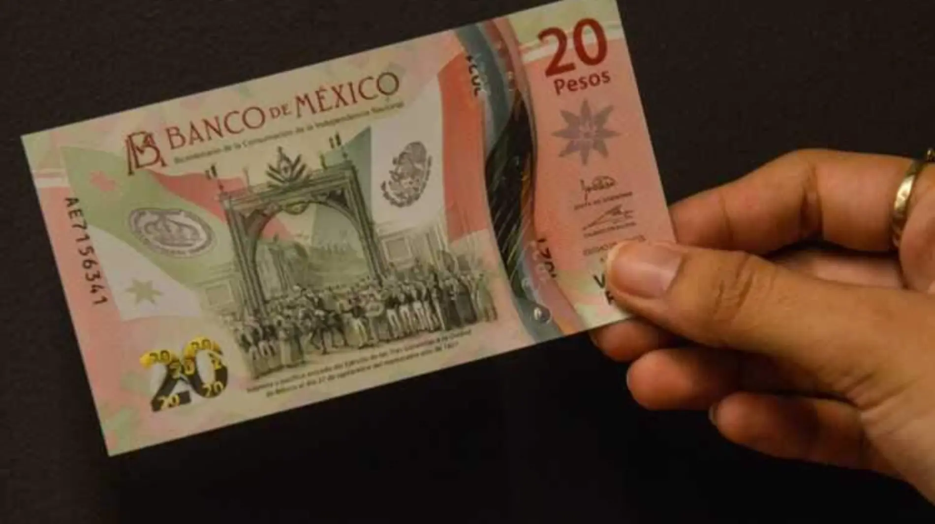 Nuevo billete de 20 pesos es puesto a circulacion